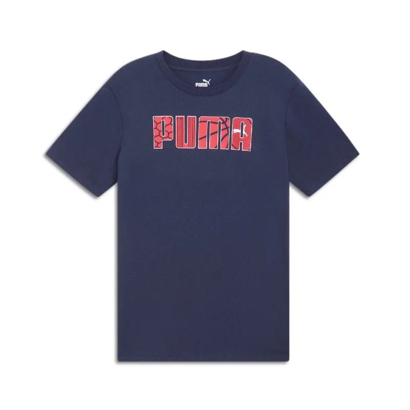 PUMA Men's Hoops Logo Tee