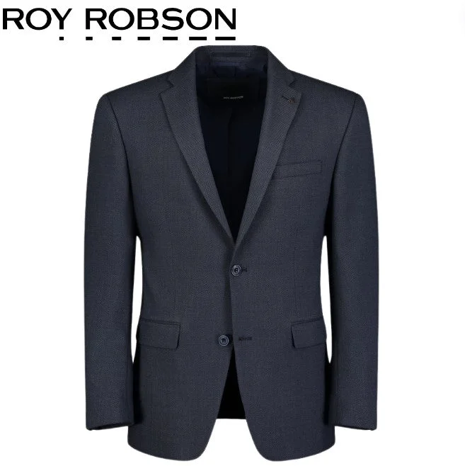 Roy Robson Virgin Wool Twill Jacket Navy