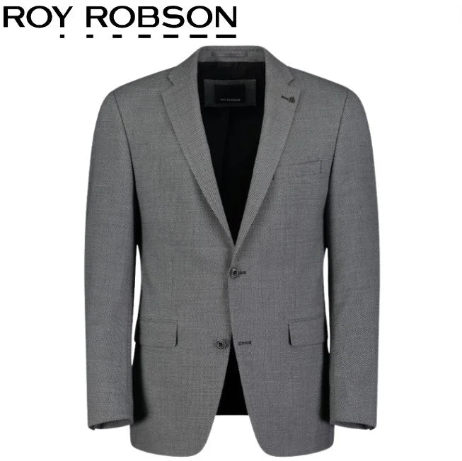 Roy Robson Wool Twill Grey Sports Jacket Grey