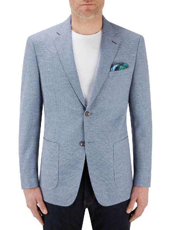 Skopes Bailiff Textured Blue Jacket Blue