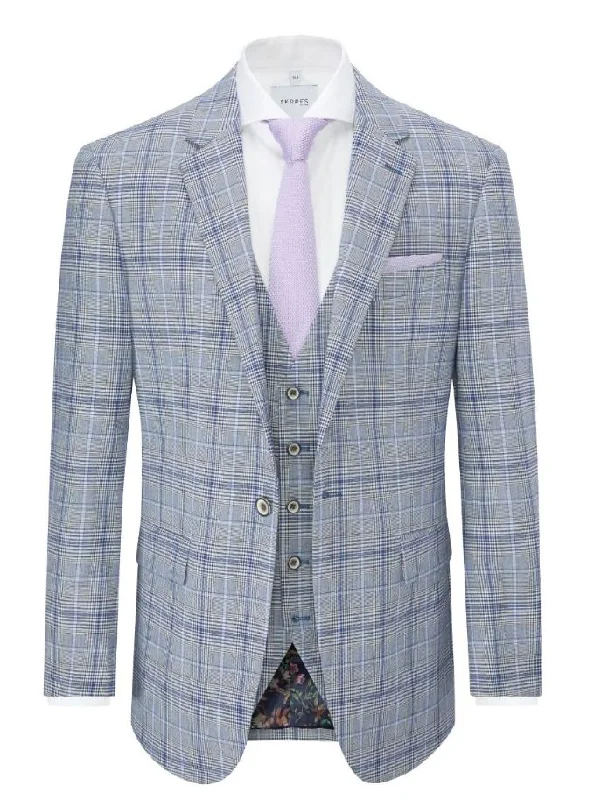 Skopes Bright Grey/Blue Sports Jacket Grey