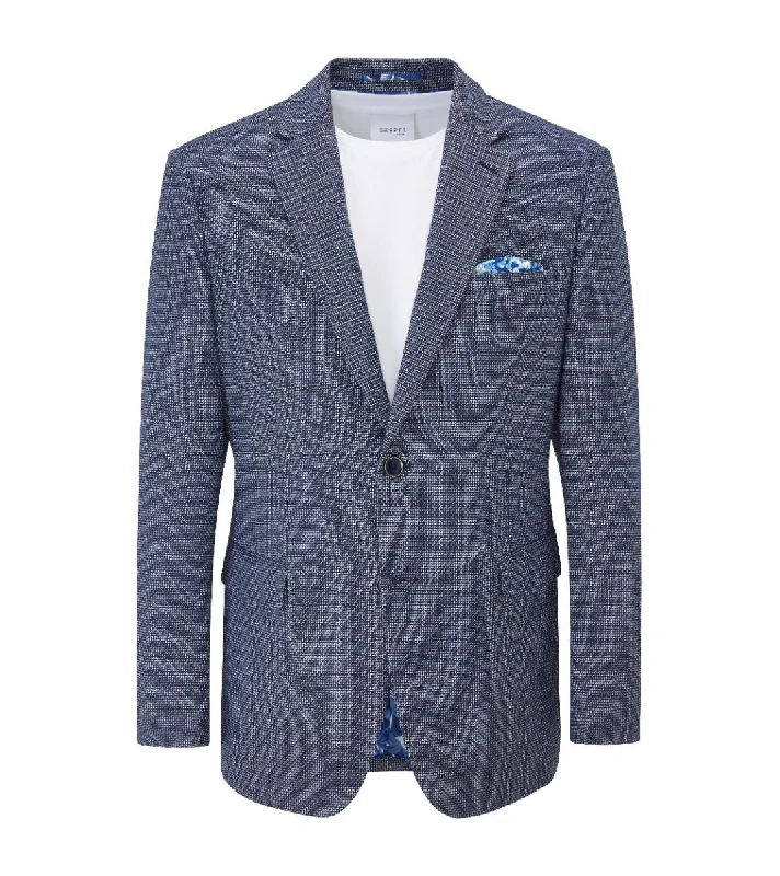 Skopes Dancy Textured Navy Sports Jacket Navy