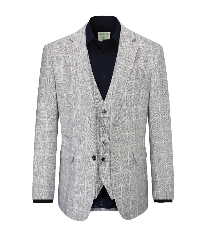 Skopes Follet Beige Check Sports Jacket Beige