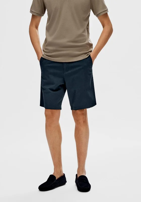 Selected Homme Bill Flex Shorts, Dark Sapphire