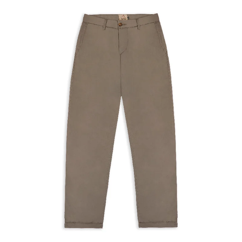 Cotton/Linen Trouser - Khaki