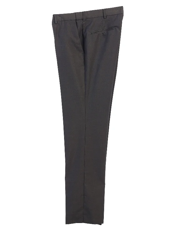 Men's Expandable Waist Dress Pants, Charcoal