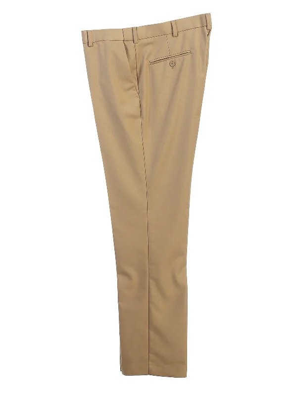 Men's Expandable Waist Dress Pants, Khaki