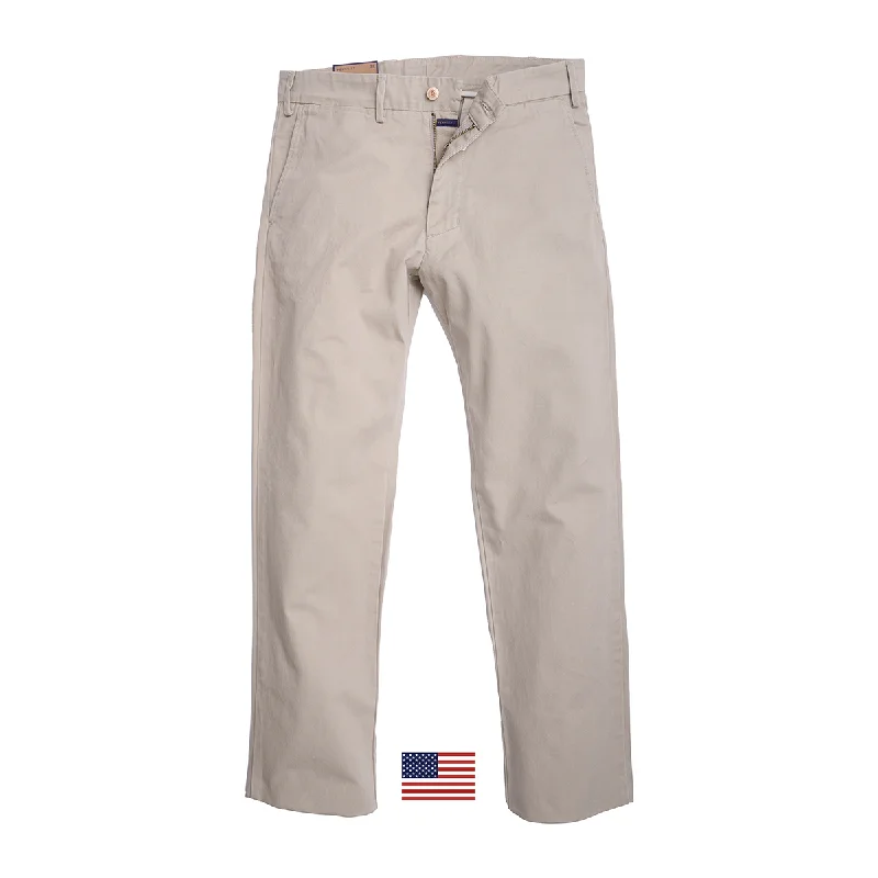 The Authentic 8.5oz Cotton Military Twill Khakis in Khaki by Pennbilt