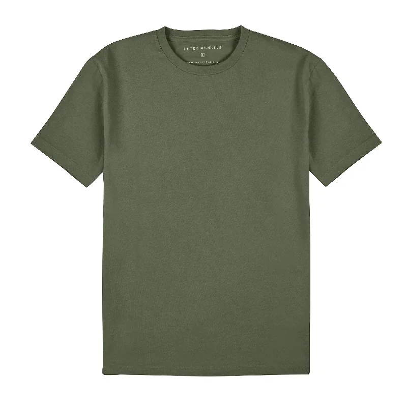 Vintage Crew T-Shirt - Olive