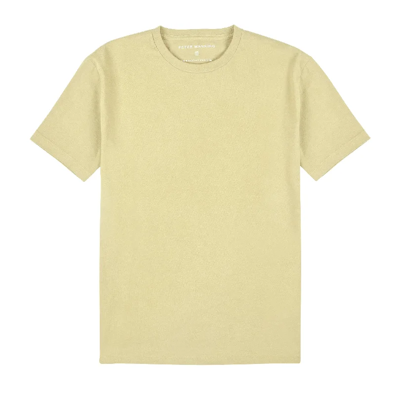 Vintage Crew T-Shirt - Pale Yellow