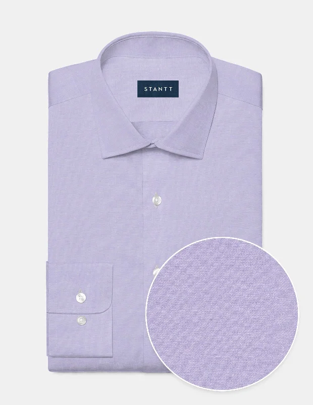 Wrinkle-Resistant Lavender Twill