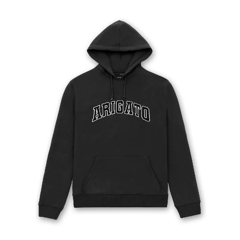 Axel Arigato - College Logo Hoodie in Faded Black