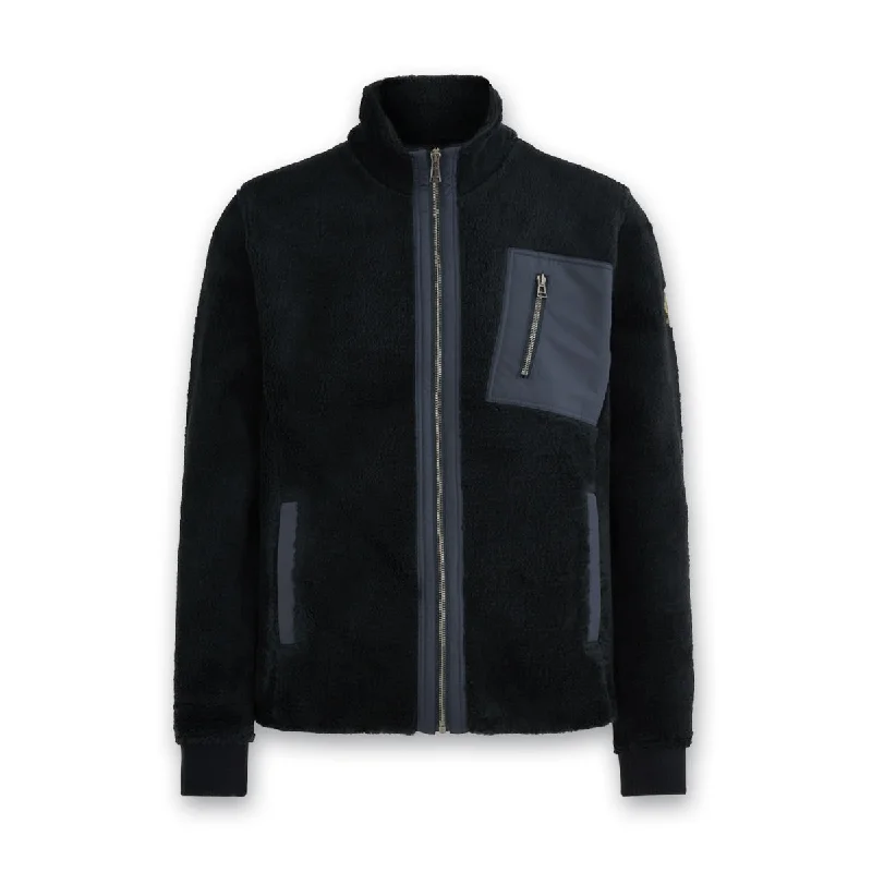 Belstaff - Herne Fleece Zip Through in Navy