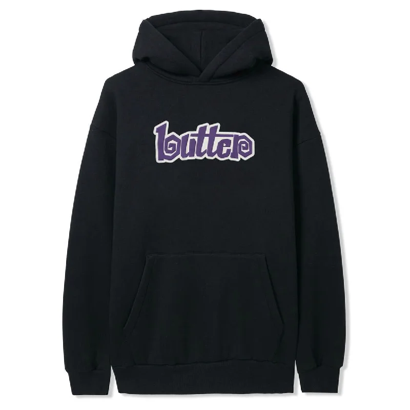 Butter Goods - Swirl Hoodie Black