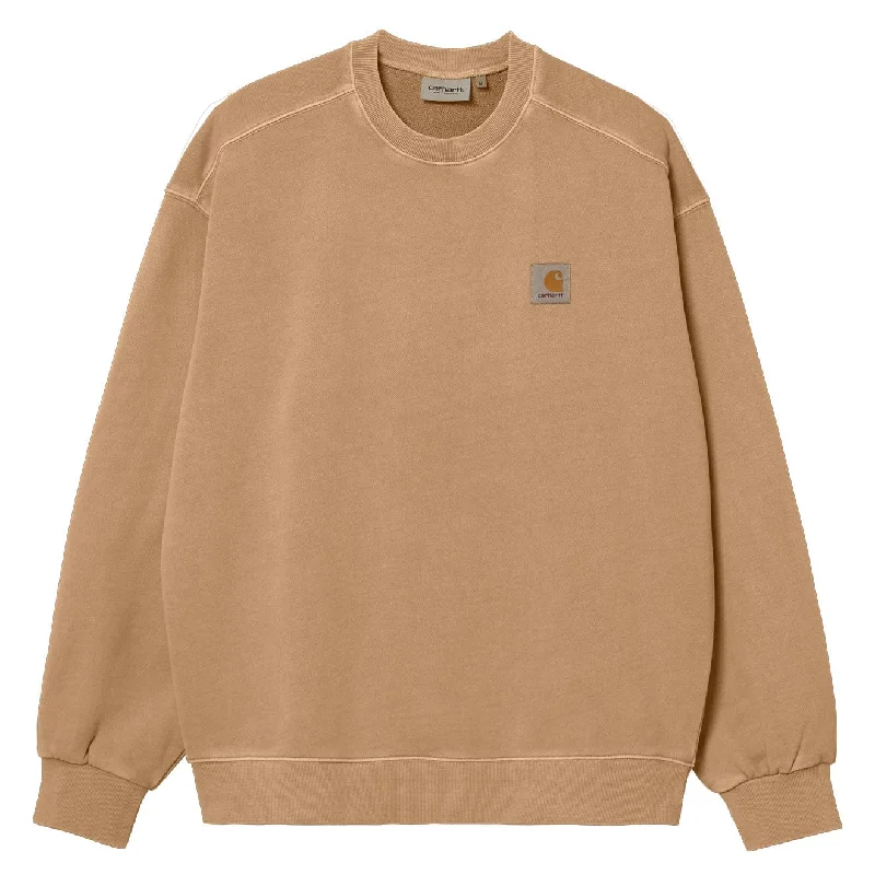 Carhartt WIP Nelson Sweat Dusty H Brown