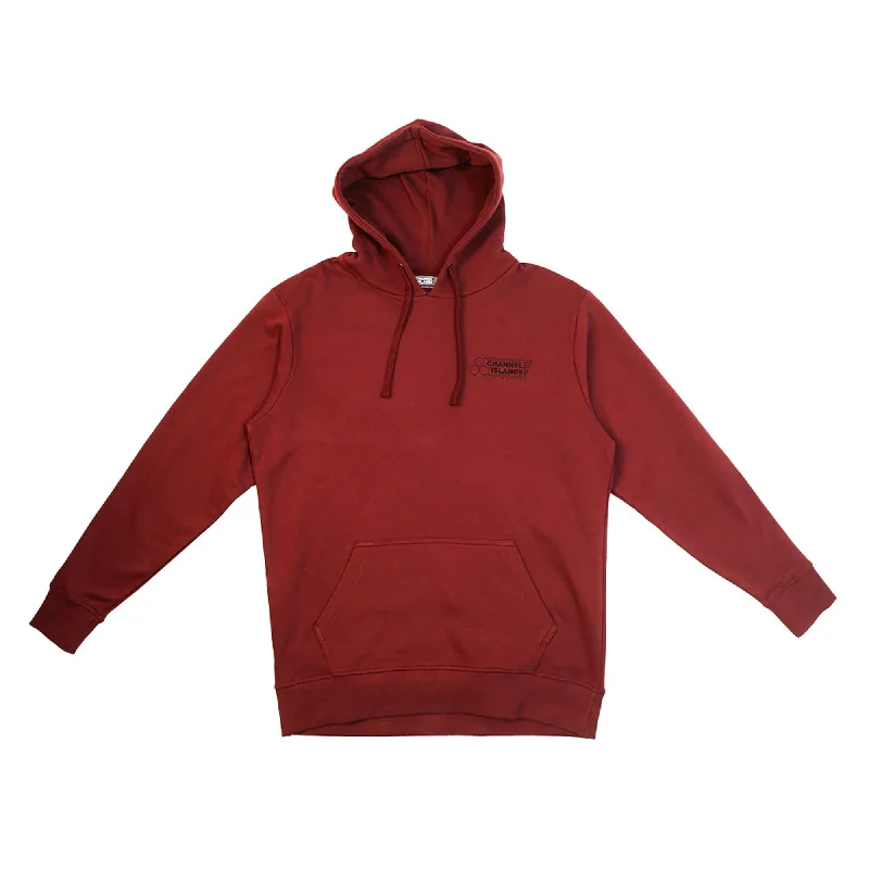 Channel Islands Solid Flag Men's Hoodie - Maroon