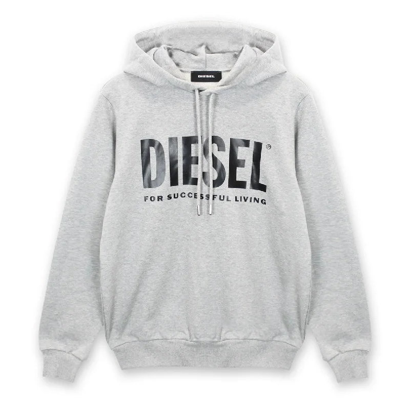 Diesel - S-GIR-HOOD-DIVISION Hoodie in Grey