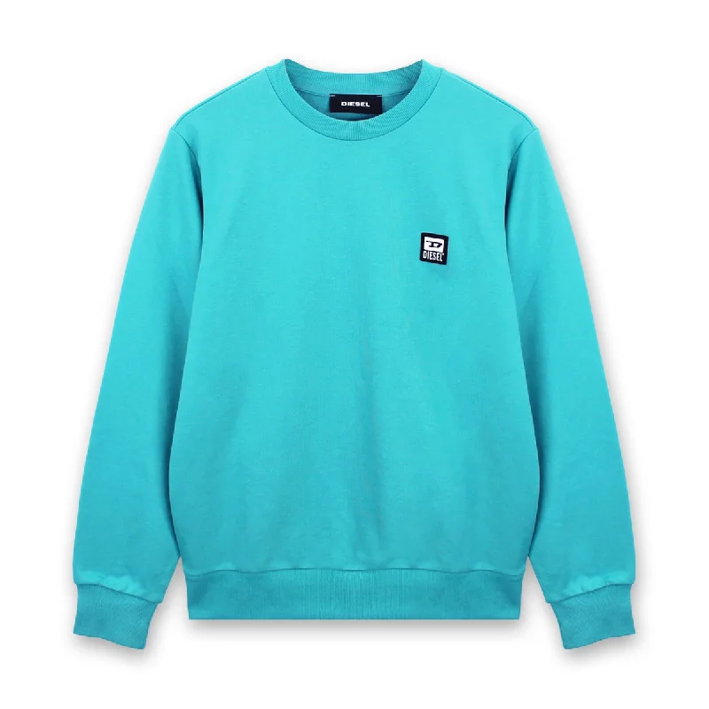 Diesel - S-GIRK-K12 Sweatshirt in Turquoise