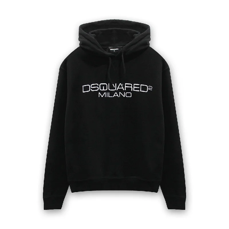 DSQUARED2 - D2 Milano Hoodie in Black