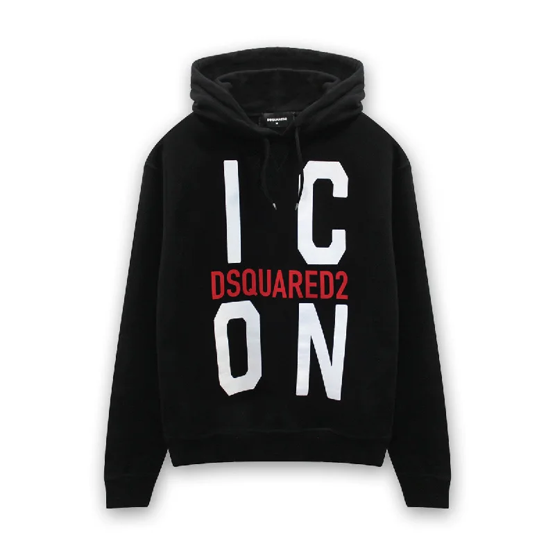 DSQUARED2 - Icon Hoodie in Black