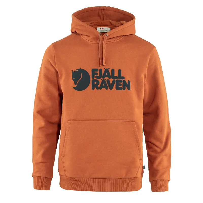 Fjallraven Logo Hoodie Terracotta Brown