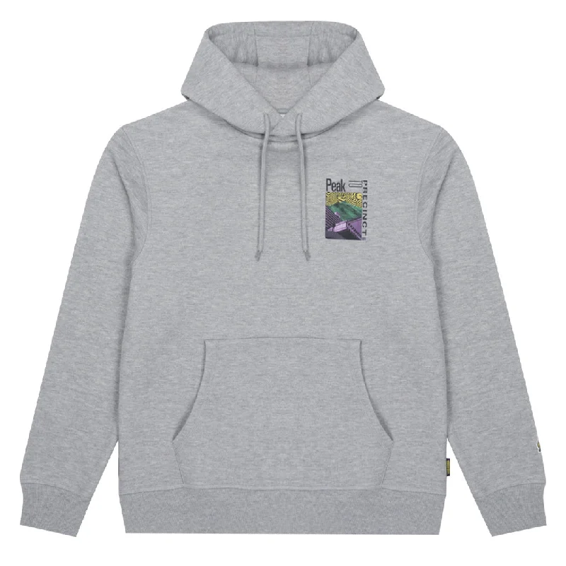 Hikerdelic Hotel Hoodie Grey Marl