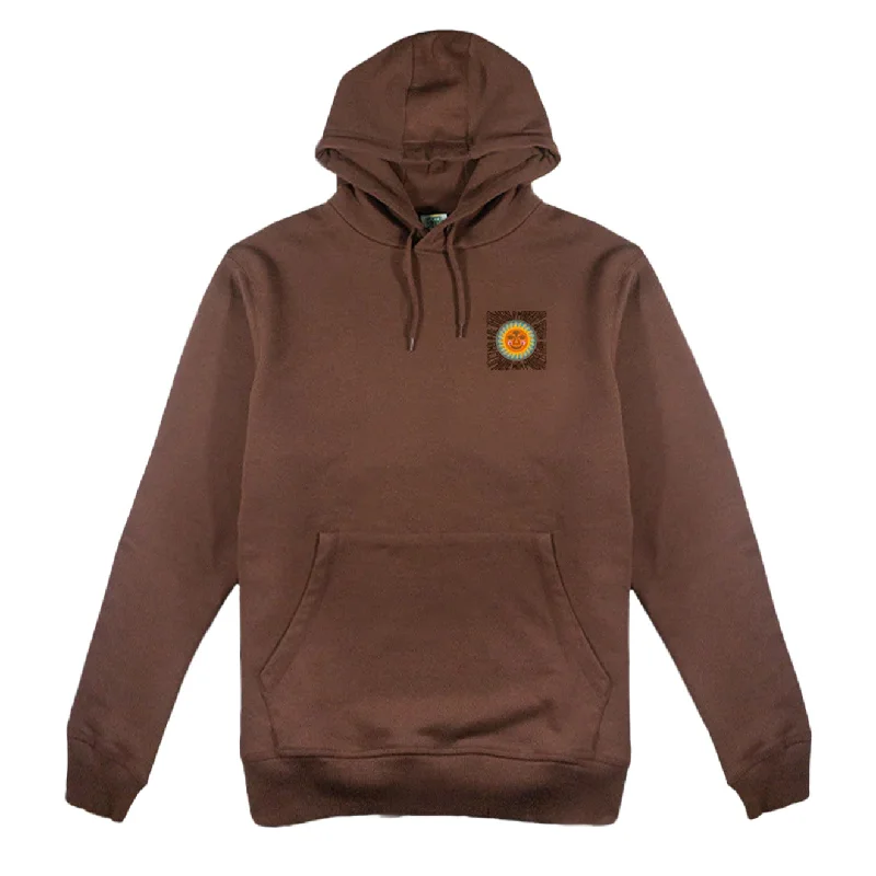 Hikerdelic Material Worth Hoodie Brown