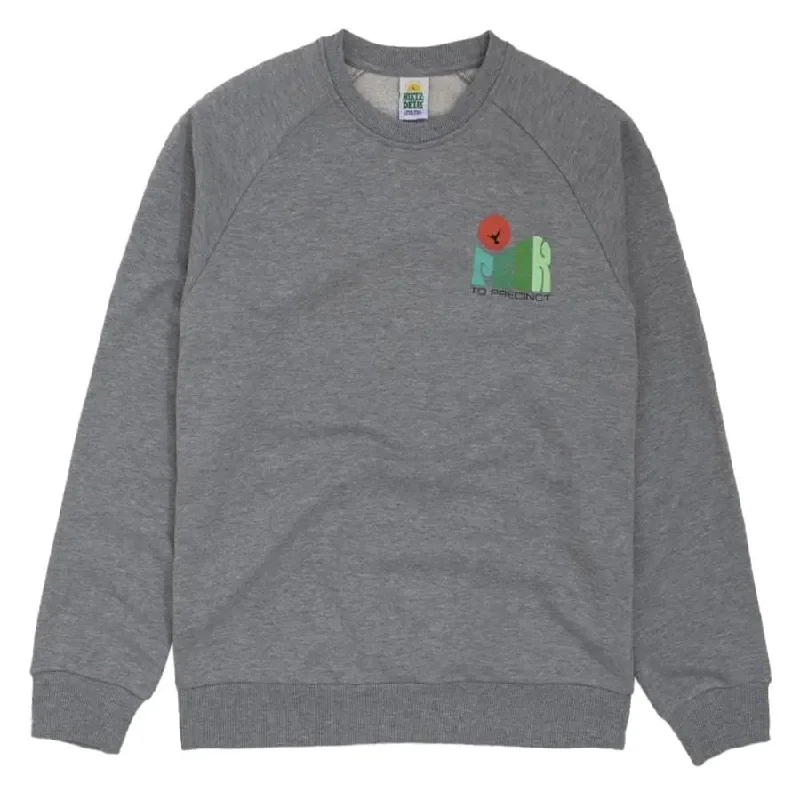 Hikerdelic Peak Dove Sweatshirt Grey Marl