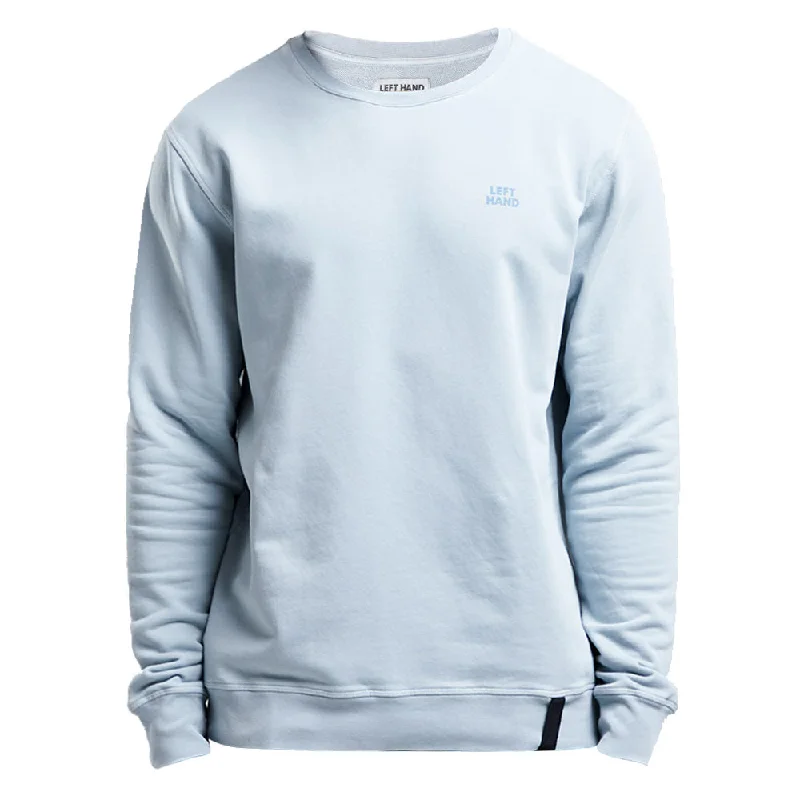 Left Hand Crew Sweatshirt Light Blue