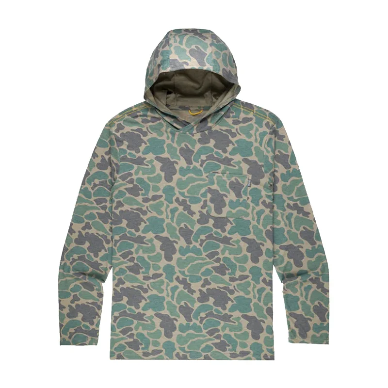 Marsh Wear Buxton Hagood Performance Men's L/S Hoodie - Green Mallard Camo