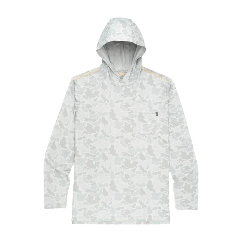 Marsh Wear Buxton Hagood Performance Men's L/S Hoodie - Grey Mallard Camo