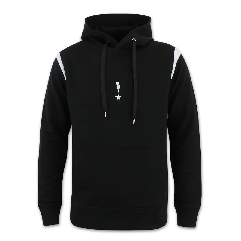 Neil Barrett - 'Star & Bolt' Logo Hoodie in Black