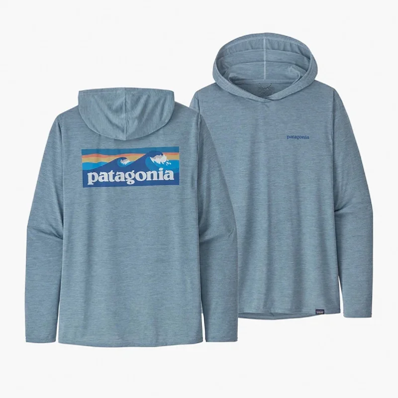 Patagonia Capilene Cool Daily Men's Graphic Hoodie - Plume Grey