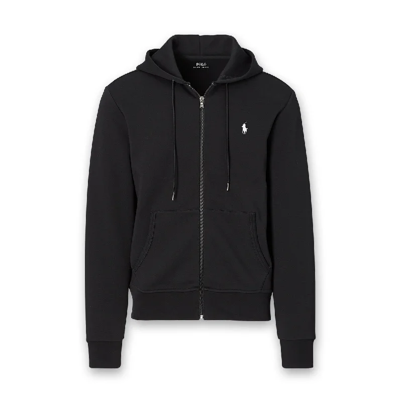 Polo Ralph Lauren - Double Knit Full Zip Hoodie in Black