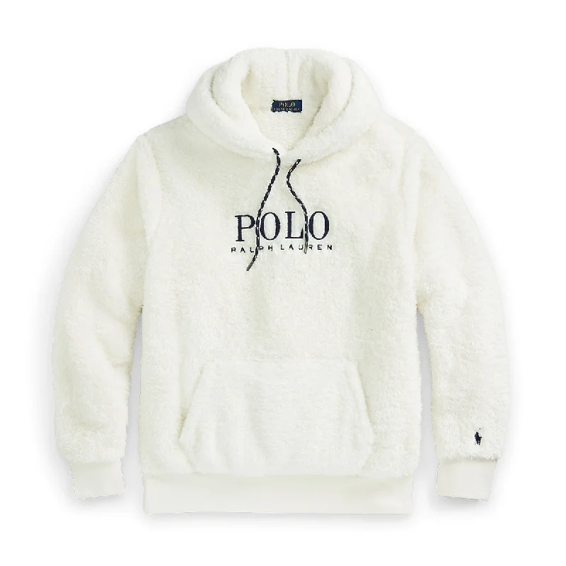 Polo Ralph Lauren - Sherpa Fleece Hoodie in Cream